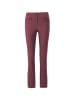 GOLDNER Kurzgröße:  Elegante Stretchhose mit Schlupfbund in bordeaux