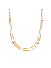 Luxenter Halskette aus 925er Sterlingsilber und Kristall mit 18K Gelbgold-Finish