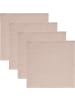 REDBEST Baumwolle Serviette 4er-Pack Tulsa in altrose
