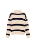 VINAJA Women Sweater in Wollweiss Marine