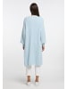 RISA Strick Long Cardigan in hellblau