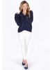 Usha Women Cardigan in navy