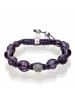 MeinVIPShop Shamballa Armband lila