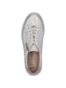 Caprice Sneaker in WHITE/SILVER