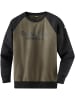 Uncle Sam Sweatshirt in oliv/schwarz