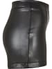Urban Classics Urban Classics Damen Ladies Synthetic Leather Shorts in black