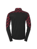 uhlsport  1/4 ZIP TOP Progressive 28 Kids in schwarz/rot