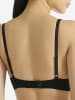 adidas Bralette Sport Active Essentials Cotton 3 Stripes in Black