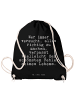 Mr. & Mrs. Panda Tasche Wer immer versucht, alles... mit Spruch in Schwarz