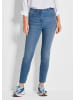 GOLDNER 7/8-Jeanshose Slim Fit Jeans BELLA  mit Dehnbund in hellblau