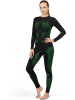 normani 2 x Thermounterhose Lange Skiunterwäsche für Damen in Grün