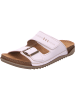 Fischer Markenschuh Pantolette in weiß