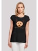 F4NT4STIC T-Shirt Red Nose Weihnachten in schwarz