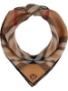 Fraas Seidentuch in camel mehrfarbig - 0001