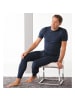 Ammann Baumwolle, Feinripp Unterhose, lang in marine