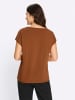 Sieh an! Kurzarm-Shirt in cognac