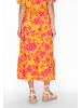 IZIA Women Skirt in yellow multicolor