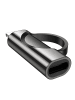 HOCO iPhone-Adapter (männlich) auf Typ C (weiblich) mit Display 2,4A 27W in Schwarz
