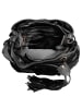 Samantha Look Handtasche echt Leder in schwarz