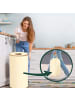 relaxdays Pfandflaschen Sammelbehälter in Beige - 100 l