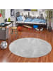 Pergamon Kinderteppich Pearl Rund in grau