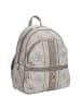 Guess Erenia Large - Rucksack (coal logo) in dark taupe logo