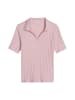 Marc O'Polo Pointelle-Poloshirt slim in Mild Rose