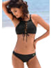 Bench Bustier-Bikini-Top in schwarz