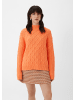 comma CI Strickpullover langarm in Orange