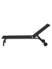ebuy24 Sonnenliege Halfdan Schwarz 67 x 190 cm
