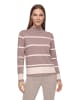 Betty Barclay Feinstrickpullover mit Stehkragen in Patch Taupe/Beige