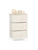 relaxdays Regalsystem in Beige - (B)45 x (H)73 x (T)30 cm