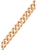 faina Women Curb Chain Link Bracelet in Rose Gold