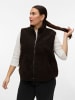 Vero Moda Teddyfell Jacke in Chocolate Torte
