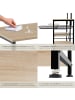 tectake Küchen-Standregal, 90 x 40 x 131,5 cm, höhenverstellbare Füße
