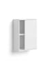 relaxdays Hängeschrank in Weiß - (B)30 x (H)62 x (T)21 cm