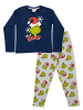 The Grinch The Grinch Schlafanzug Pyjama Set Langarm Oberteil mit Hose in blau/grau