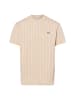 Lacoste T-Shirt in beige weiß