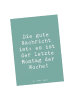 Mr. & Mrs. Panda Postkarte Spruch Hoffnung Montag mit Spruch in Meeresbrise