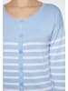 usha BLUE LABEL Women Cardigan in Hellblau Weiss