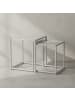 KADIMA DESIGN Wohnzimmertisch 2er Set Metall Beistelltisch Eckig , Design