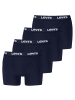 Levis 4er Pack Repeat Logo Boxer Briefs in Navy