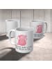 Mr. & Mrs. Panda Tasse Axolotl Hurra mit Spruch in Weiß