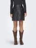 ONLY Kunstlederrock in Black