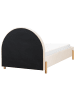Beliani 2-tlg Kinderbett ANET in Beige/Braun