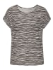 LASCANA Kurzarmshirt in taupe, creme