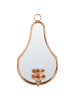 Beliani Kerzenständer BAZARNES in Gold - (W) 24 x (H) 45 x (L) 10 cm