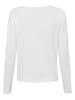 Zero  Pullover mit Punktstickerei in Offwhite