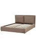 Beliani Doppelbett BAJONNA in Braun - (W) 184 x (H) 102 x (L) 235 cm