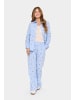 SAINT TROPEZ Casual Hose JalineSZ Lockere Passform in Serenity NightSky Harts